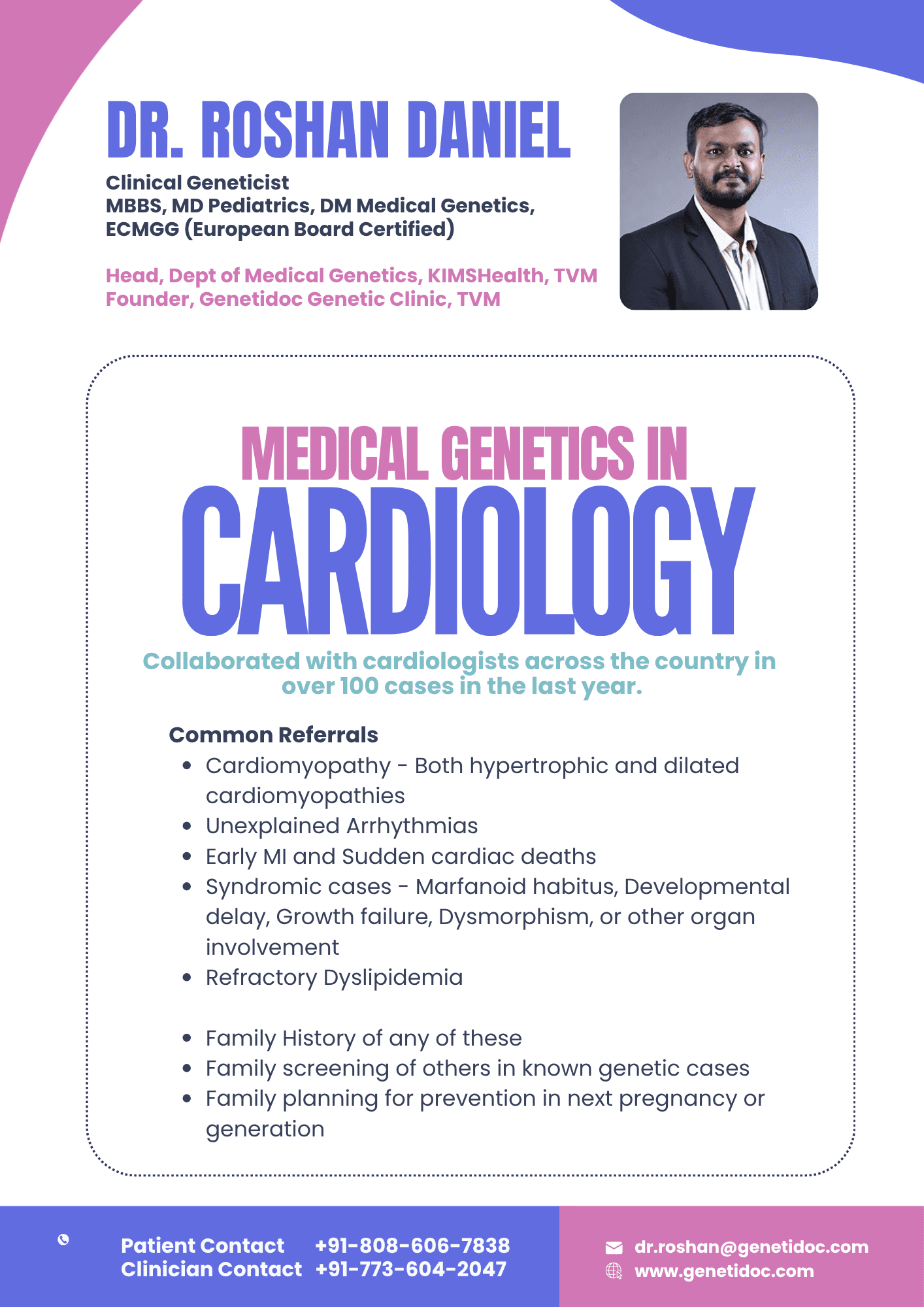 Genetic Testing in Cardiology - Genetidoc - 1