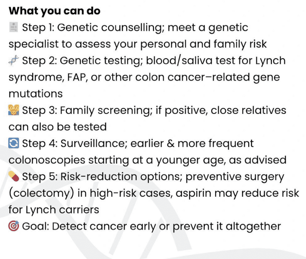 cancer colon - carcinoma colorectal - genetidoc Genetic clinic and DNA testing lab