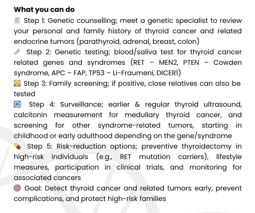 Thyroid cancer - genetidoc Genetic clinic and DNA testing lab