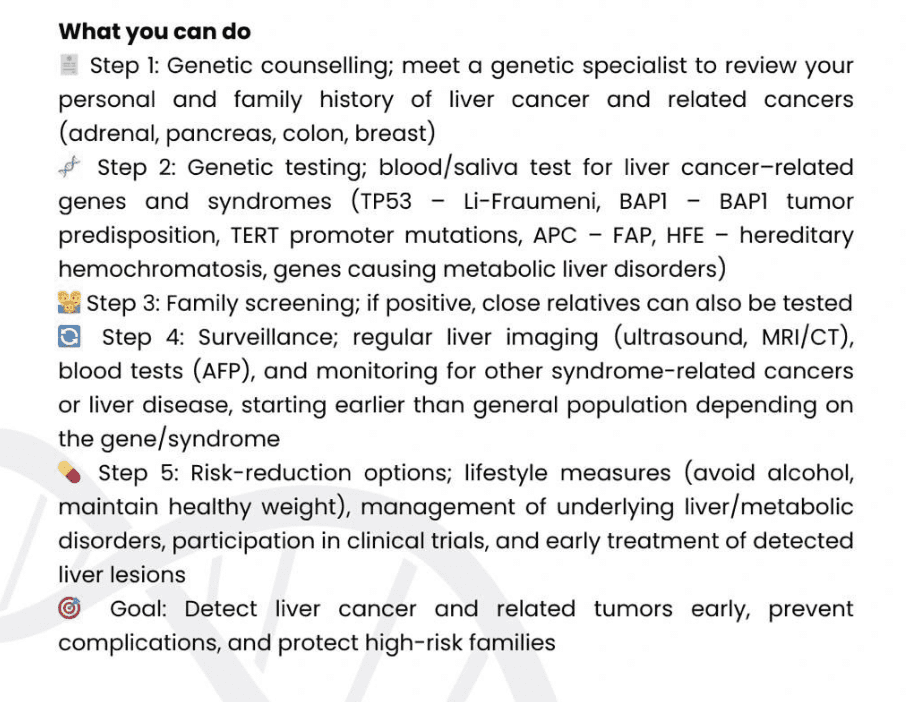 Liver cancer - genetidoc Genetic clinic and DNA testing lab