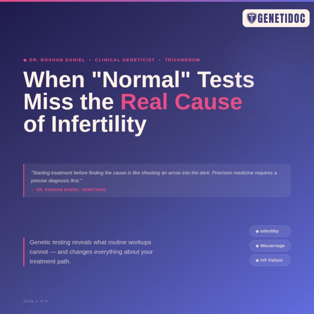 infertility - genetic testing - india - genetidoc Genetic clinic and DNA testing lab