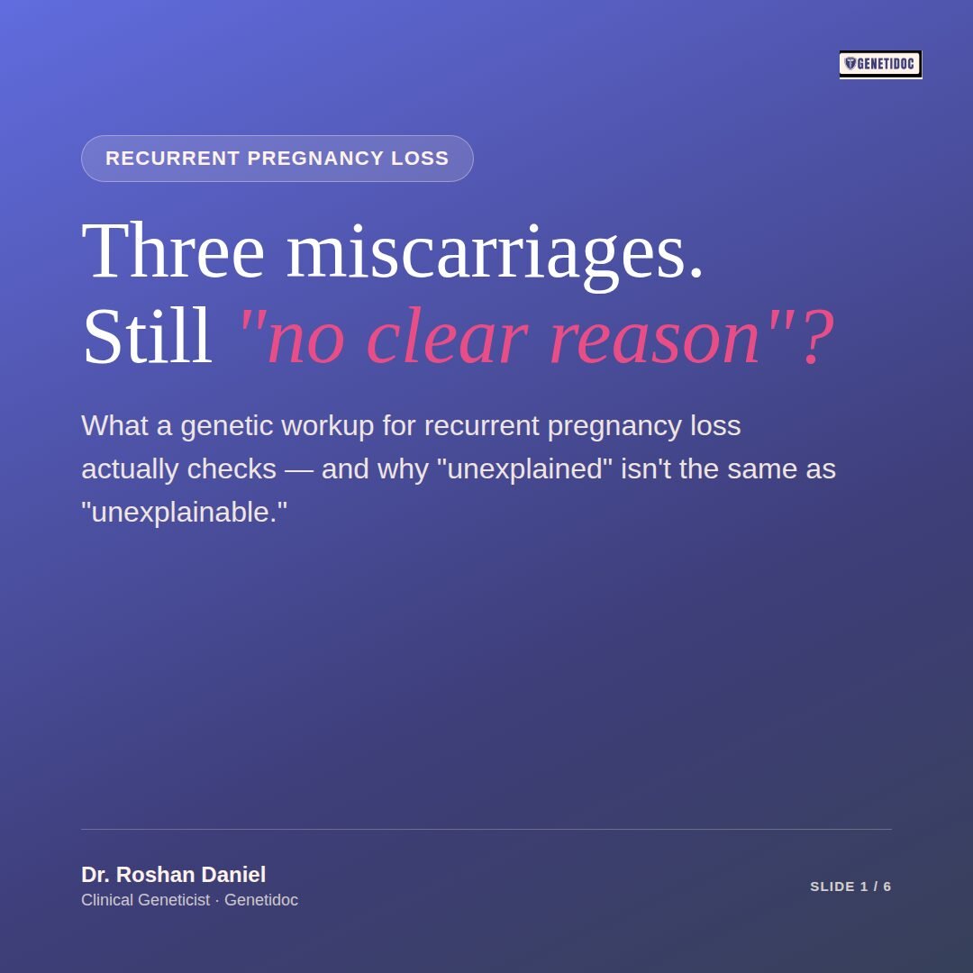Why Did We Have Three Miscarriages With No Clear Reason?