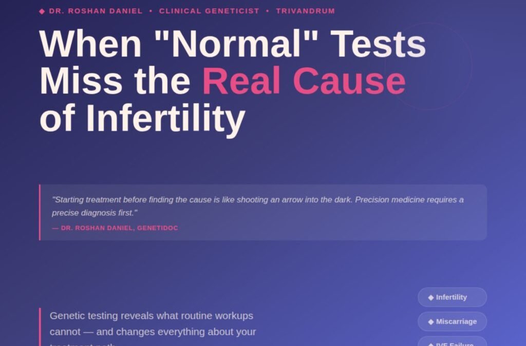 Genetic Testing for Infertility in India: A Complete Guide for Couples
